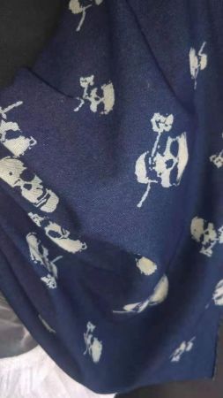 cheap knit denin printing stock fabric in china