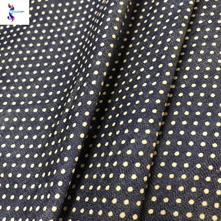 Fabric Wholesale Direct  - cotton pirnt denim stock fabric