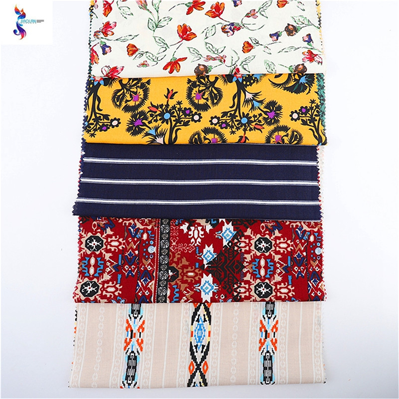 Stock clothing fabric wholesale storage center - polyester mitation linen stock fabric