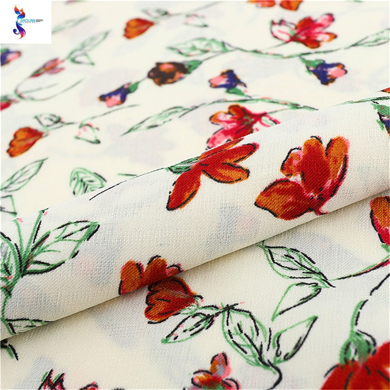 Stock clothing fabric wholesale storage center - polyester mitation linen stock fabric
