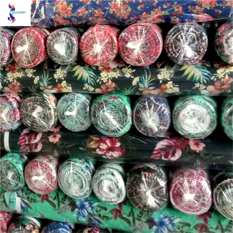 China fabric supplier - polyester 4 ways stretch stock fabric