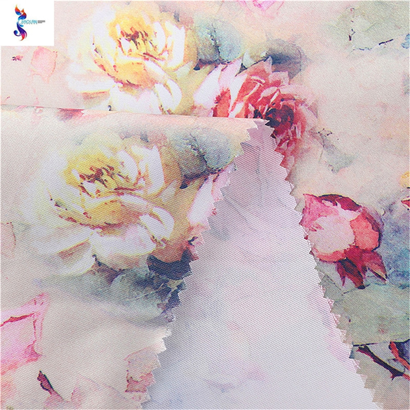 Stock fabrics The sale price is cheap - satin print stock fabric