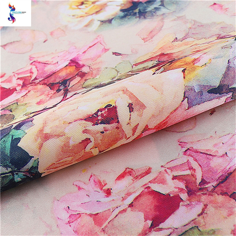 Stock fabrics The sale price is cheap - satin print stock fabric