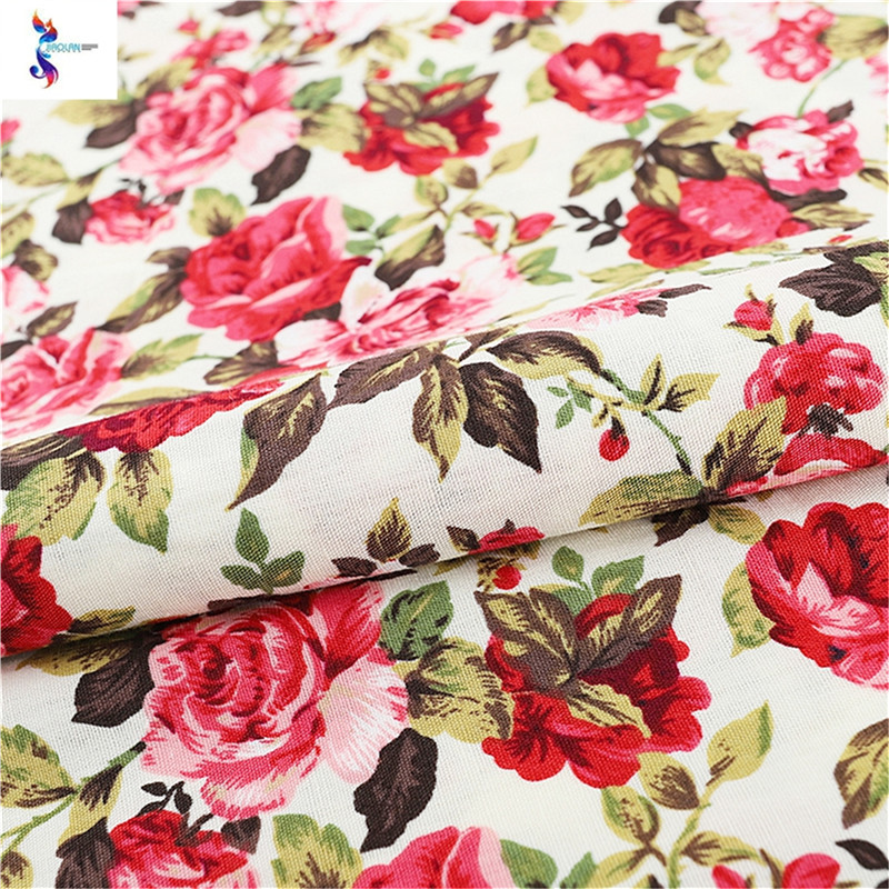 Low price supply of fabric in stock - cotton poplin print stock fabric