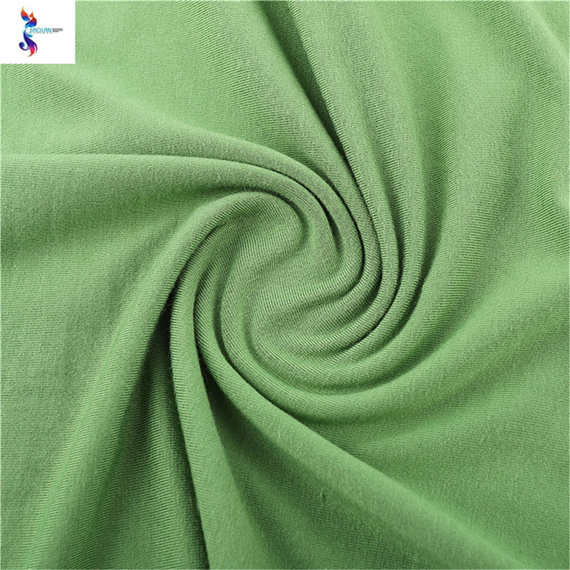 Wholesale Stock Knit Fabric - rayon single dyed stock fabric
