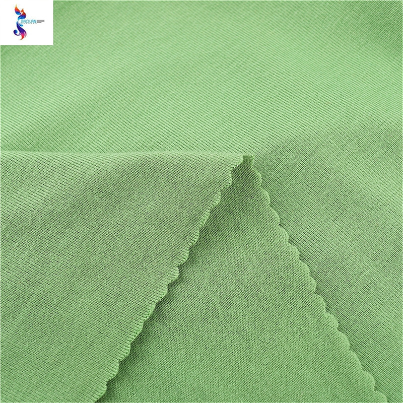 Wholesale Stock Knit Fabric - rayon single dyed stock fabric